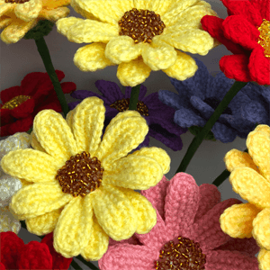 Gerbera Daisy Crochet Pattern