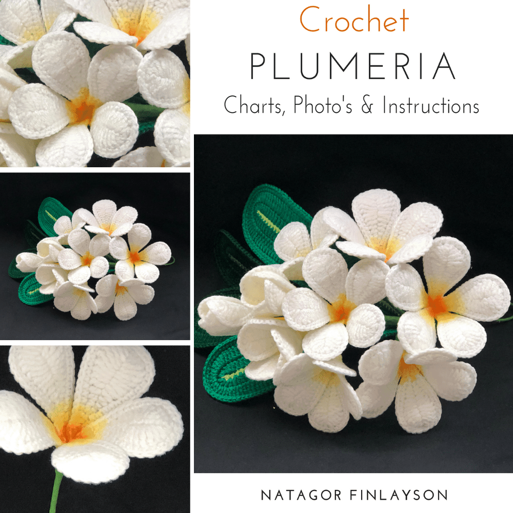 Plumeria Crochet Pattern Natagor Finlayson