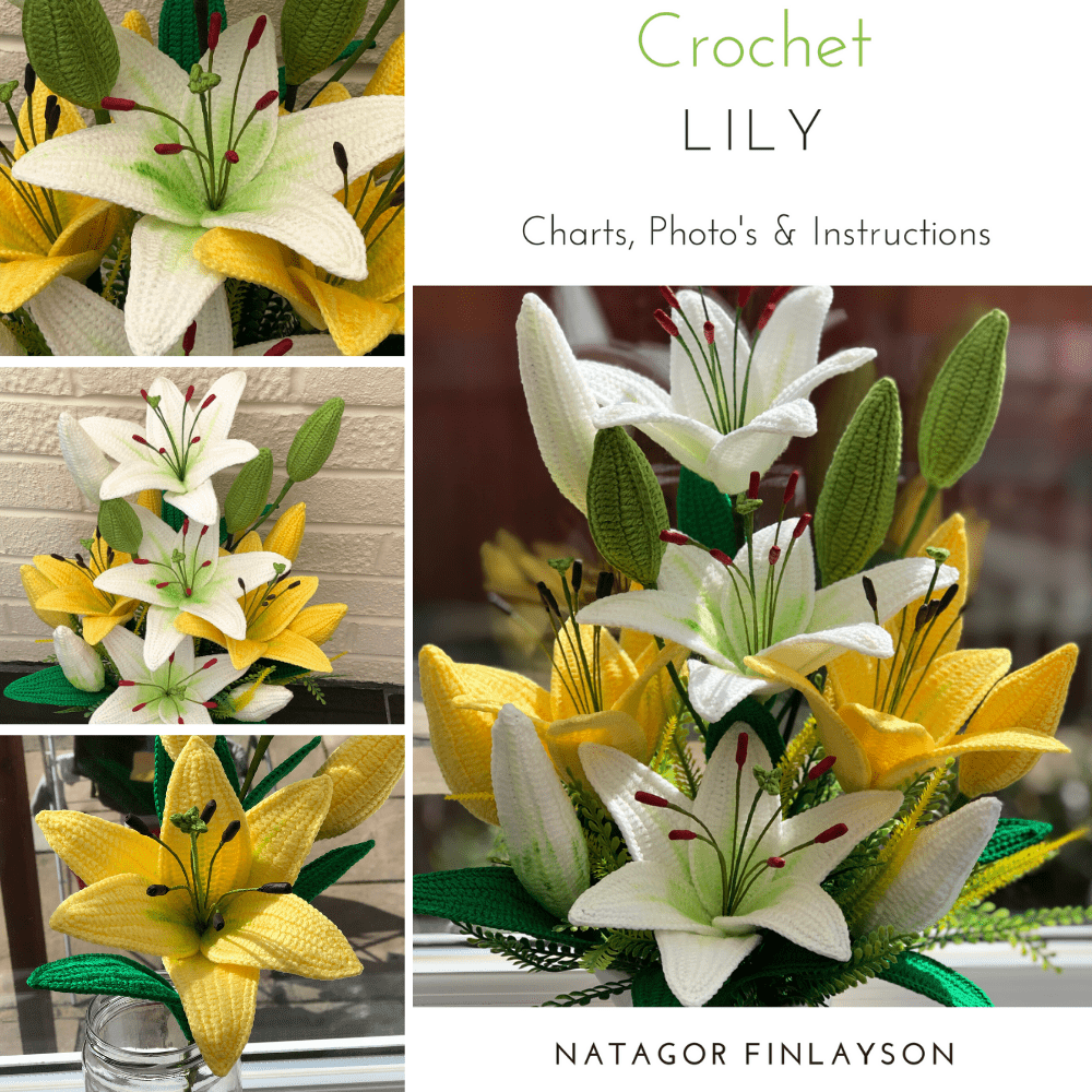 Crochet Lily Pattern - Natagor Finlayson