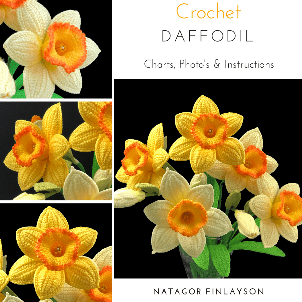 Crochet Daffodil Pattern Natagor Finlayson