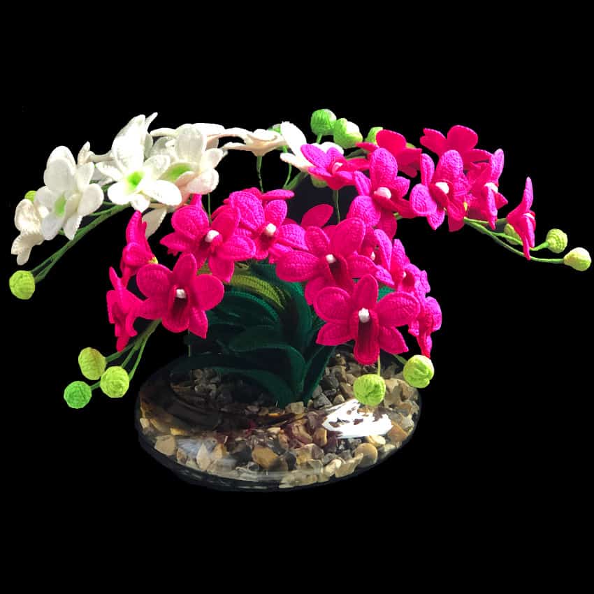 Crochet Dwarf Orchid Pattern Crochet Dwarf Orchid Pattern