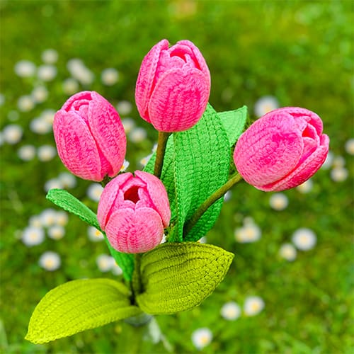 Tulip Bouquet Crochet Free Pattern Download