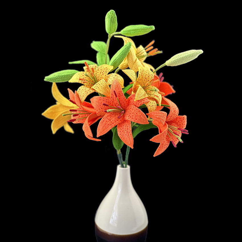 Crochet Tiger Lily Pattern Crochet Tiger Lily Pattern