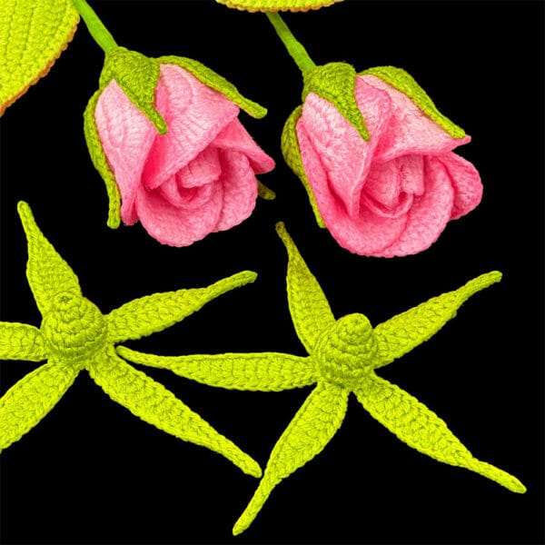 Stem Rose Crochet Pattern - Image 3